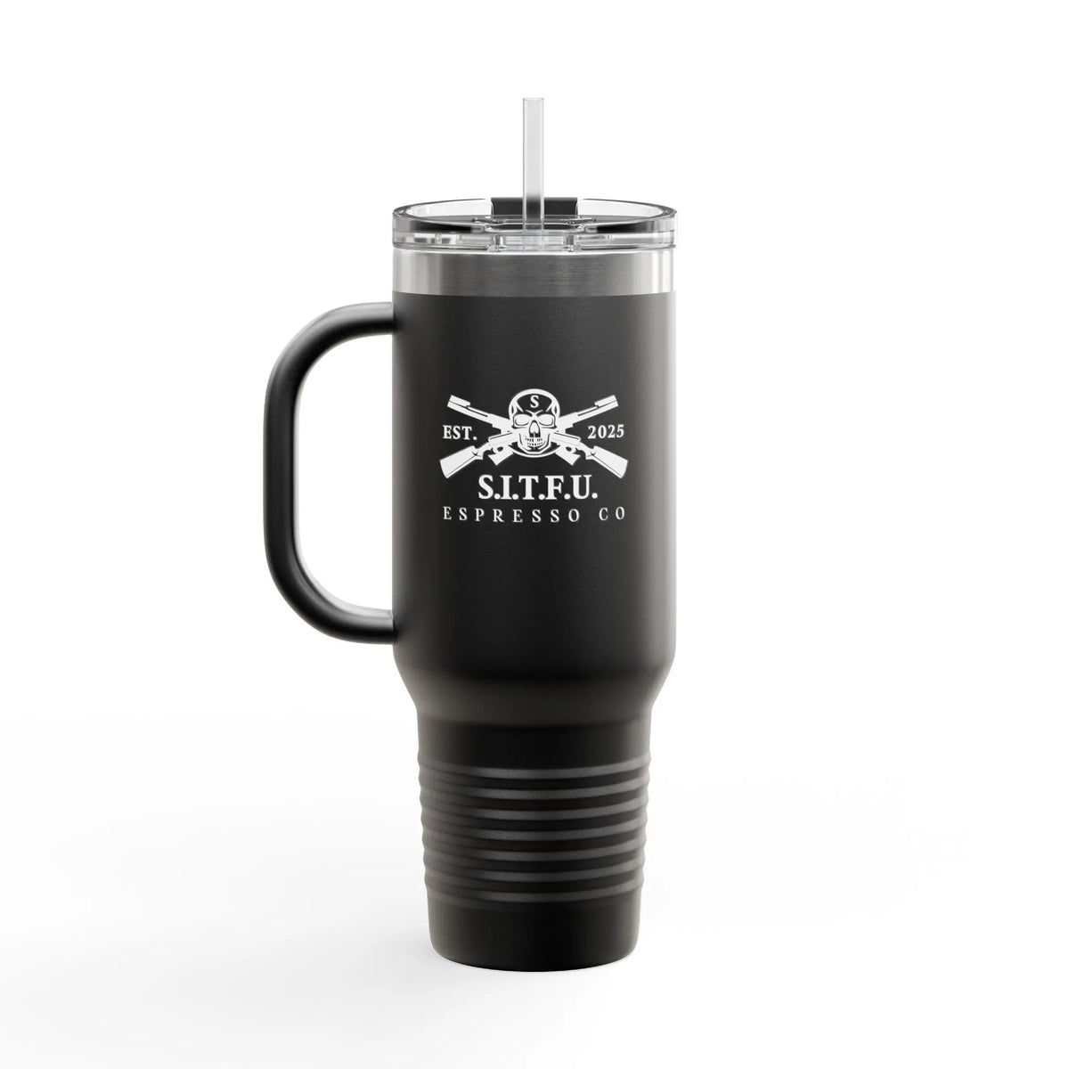 S.I.T.F.U. Red Insulated Travel Mug | 40oz Mug 53
