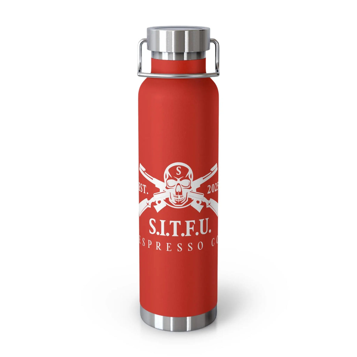 S.I.T.F.U. Copper Insulated Stainless Steel Hot Thermos Mug 42