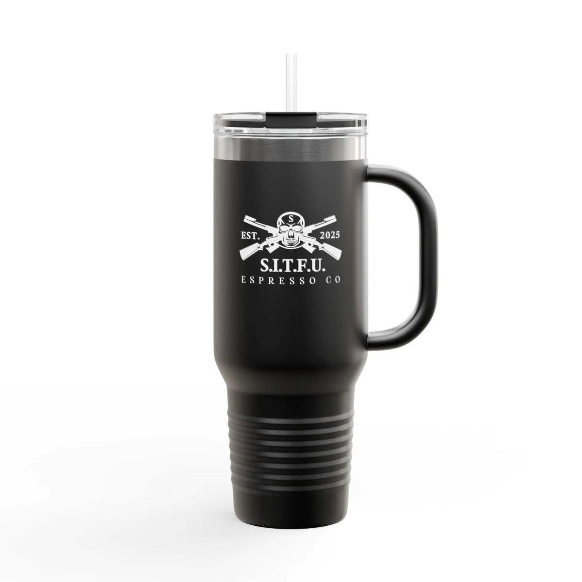 S.I.T.F.U. Red Insulated Travel Mug | 40oz Mug 53
