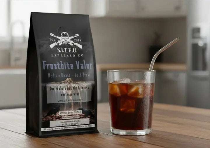 Frostbite Valor Cold Brew Espresso 12oz. or 5Lb bag 84