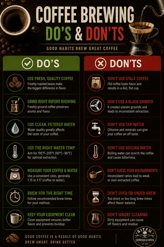 Coffee do's and Don'ts
