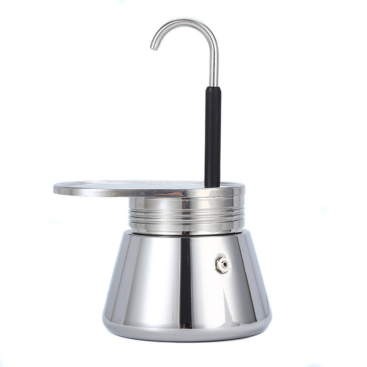 Stainless Steel Espresso Moka Pot - S.I.T.F.U. Espresso Co