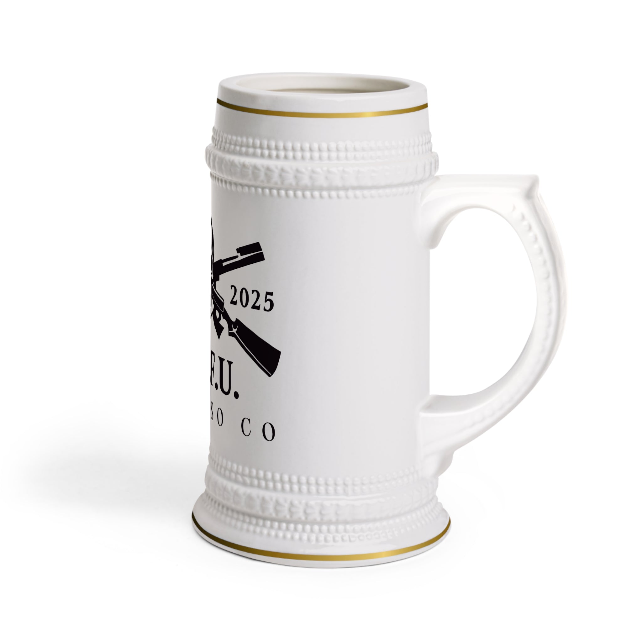 Stein Mug - S I T F U Espresso Edgy Skull Design Mug - S.I.T.F.U. Espresso Co