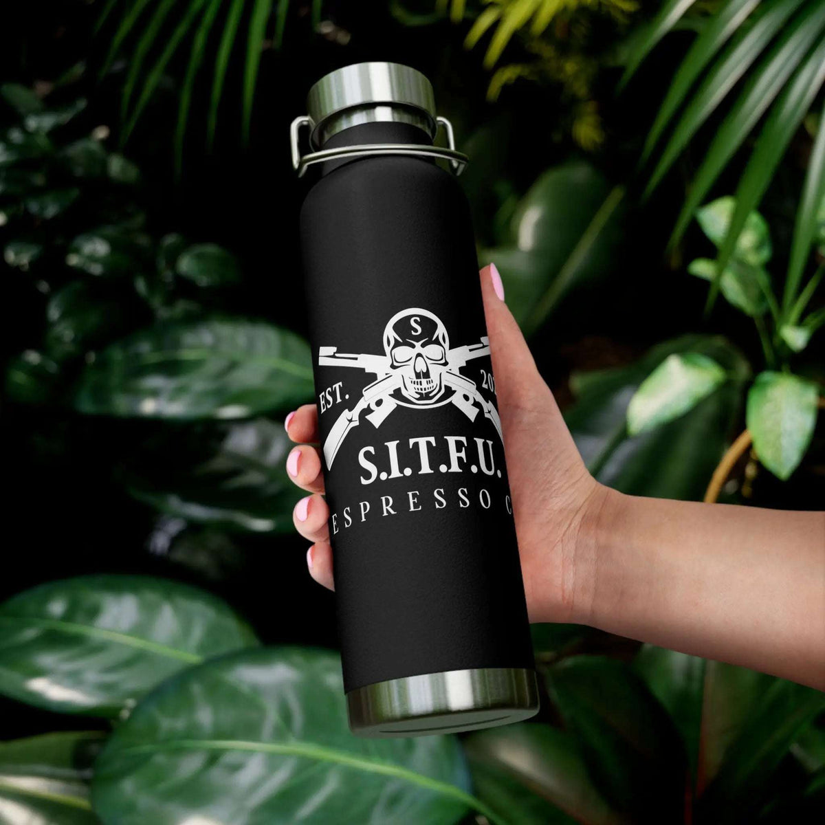 S.I.T.F.U. Copper Insulated Stainless Steel Hot Thermos Mug 42