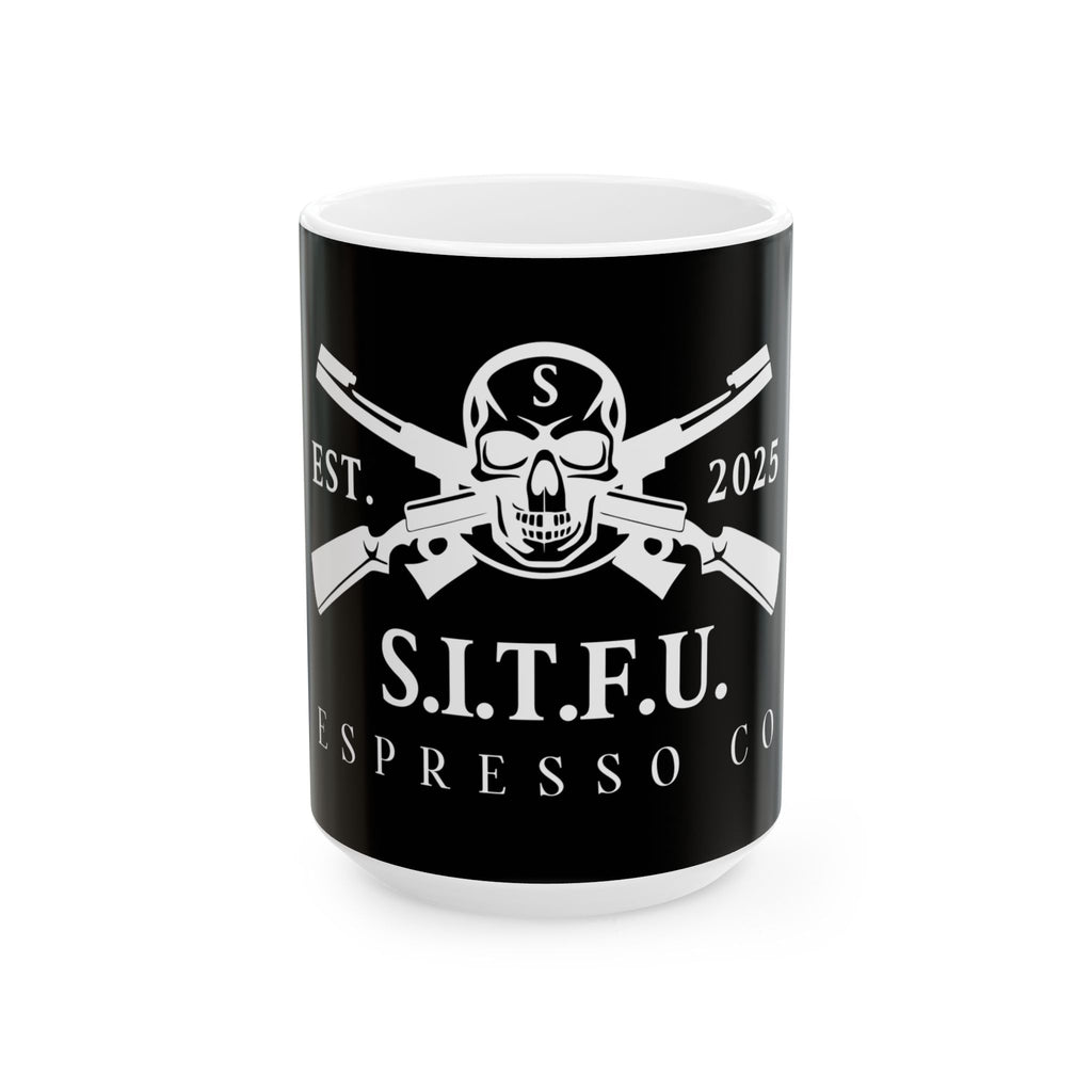 Skull Mug S.I.T.F.U. Espresso - S.I.T.F.U. Espresso Co