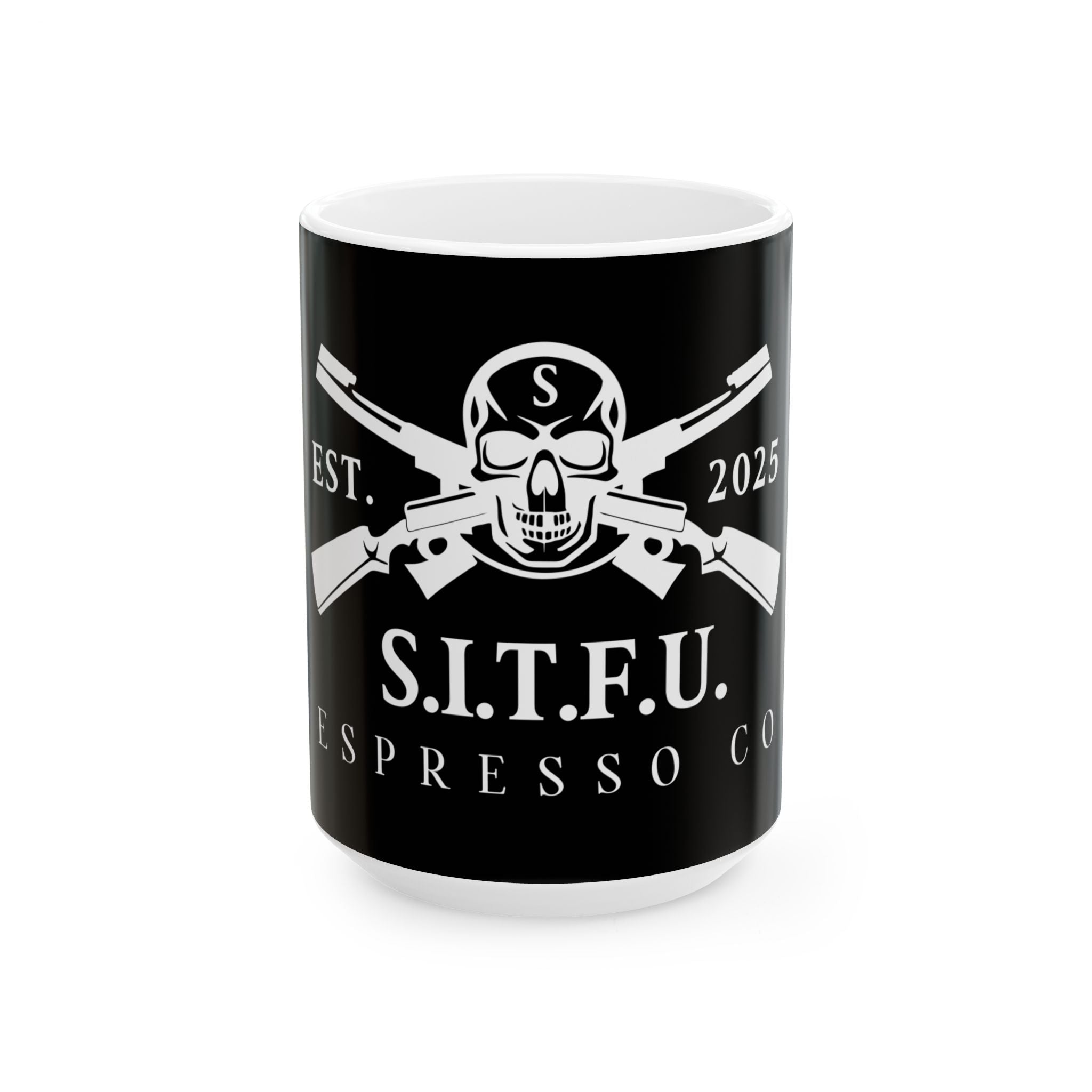 Skull Mug S.I.T.F.U. Espresso - S.I.T.F.U. Espresso Co
