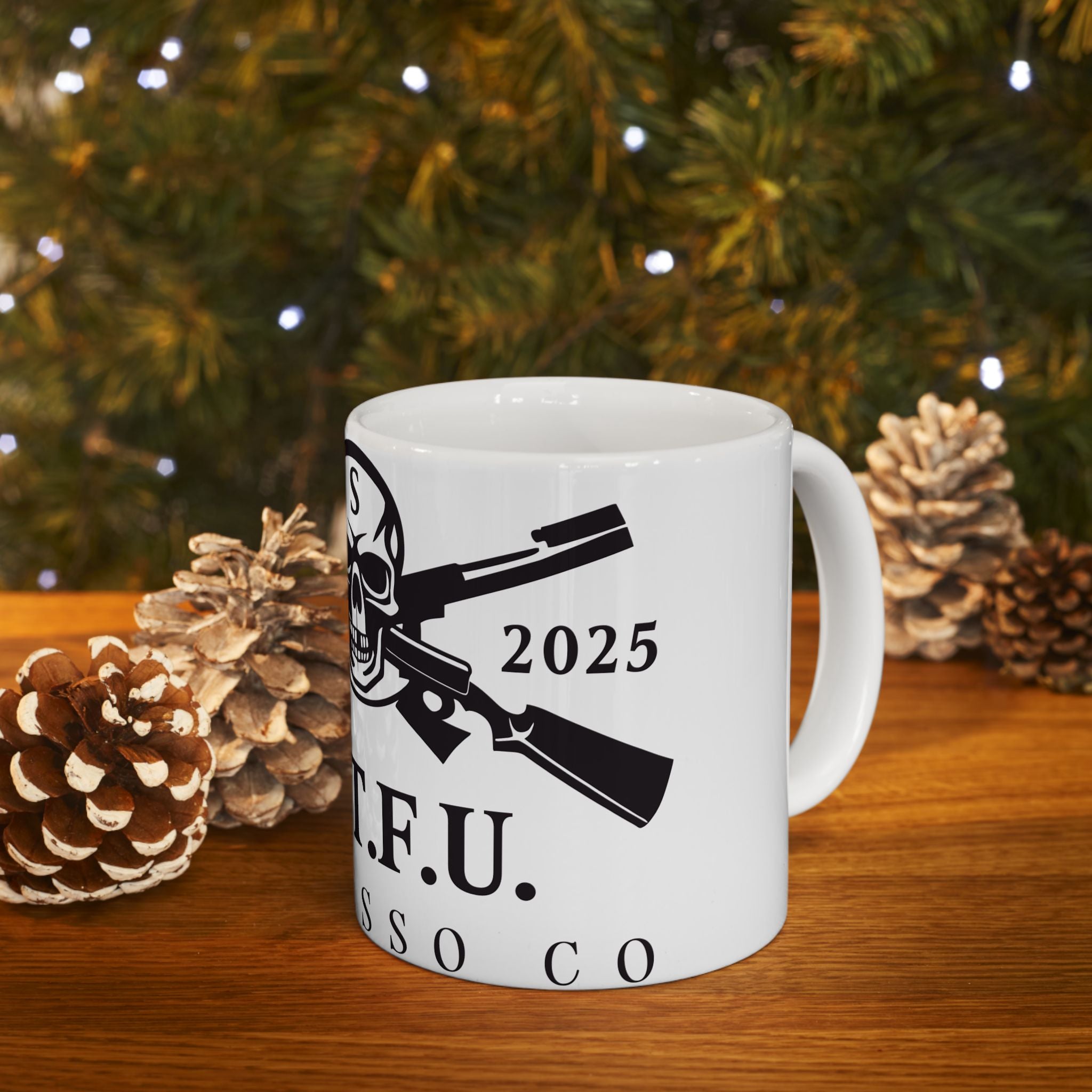 S.I.T.F.U. Skull Mug - S.I.T.F.U. Espresso Co
