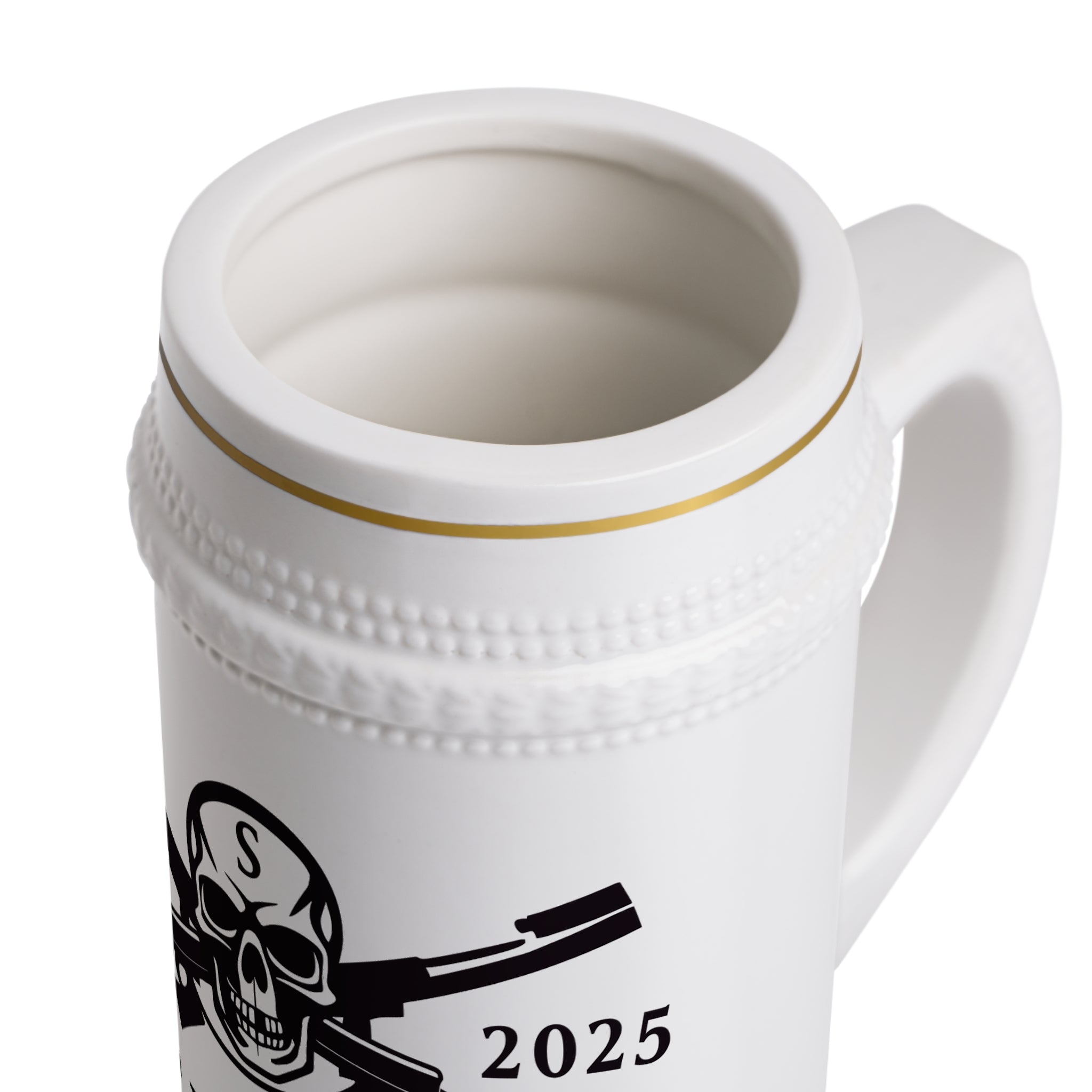 Stein Mug - S I T F U Espresso Edgy Skull Design Mug - S.I.T.F.U. Espresso Co