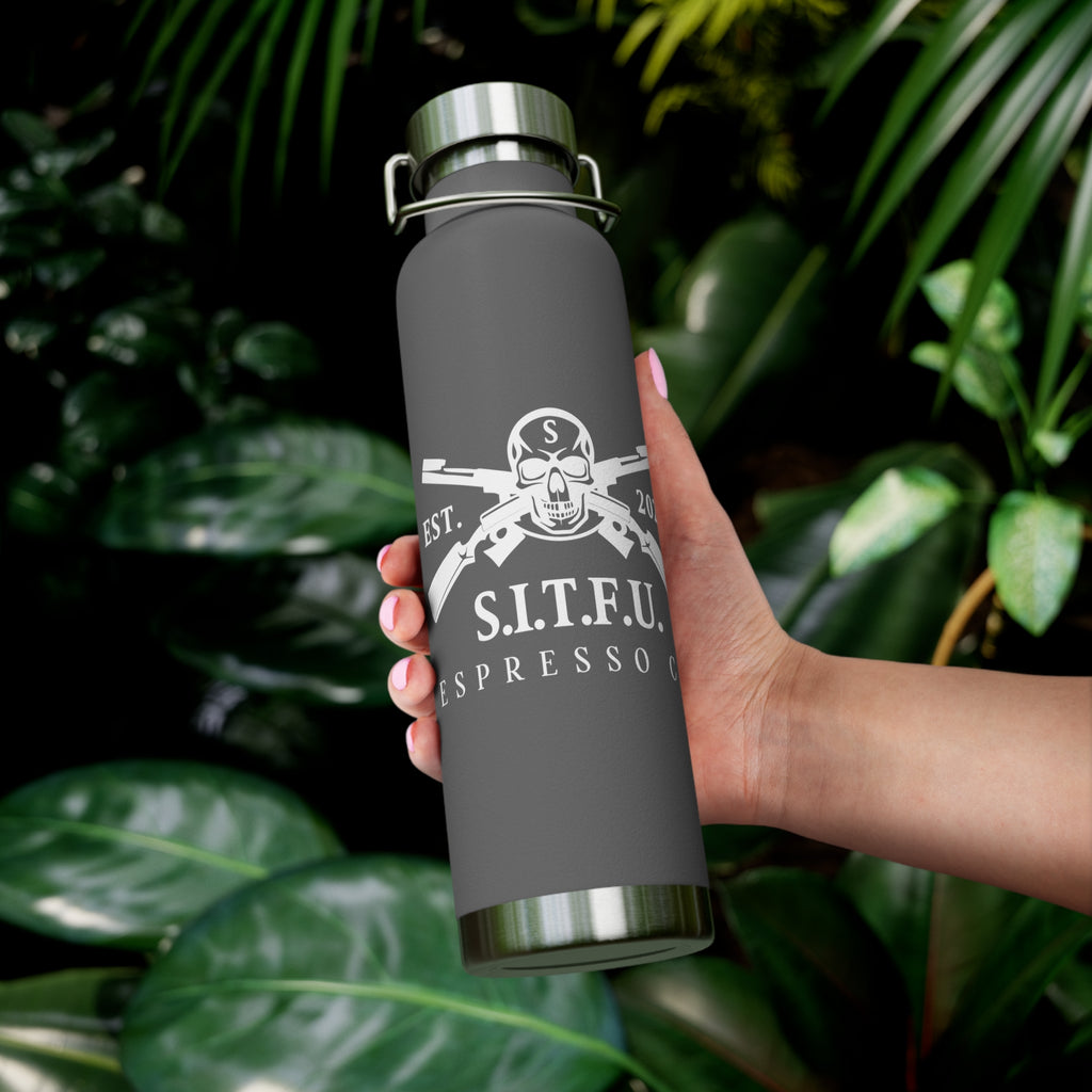 S.I.T.F.U.  Copper Insulated Stainless Steel Hot Thermos - S.I.T.F.U. Espresso Co