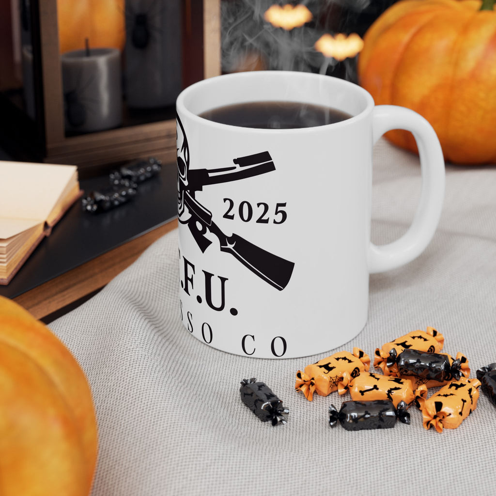 S.I.T.F.U. Skull Mug - S.I.T.F.U. Espresso Co