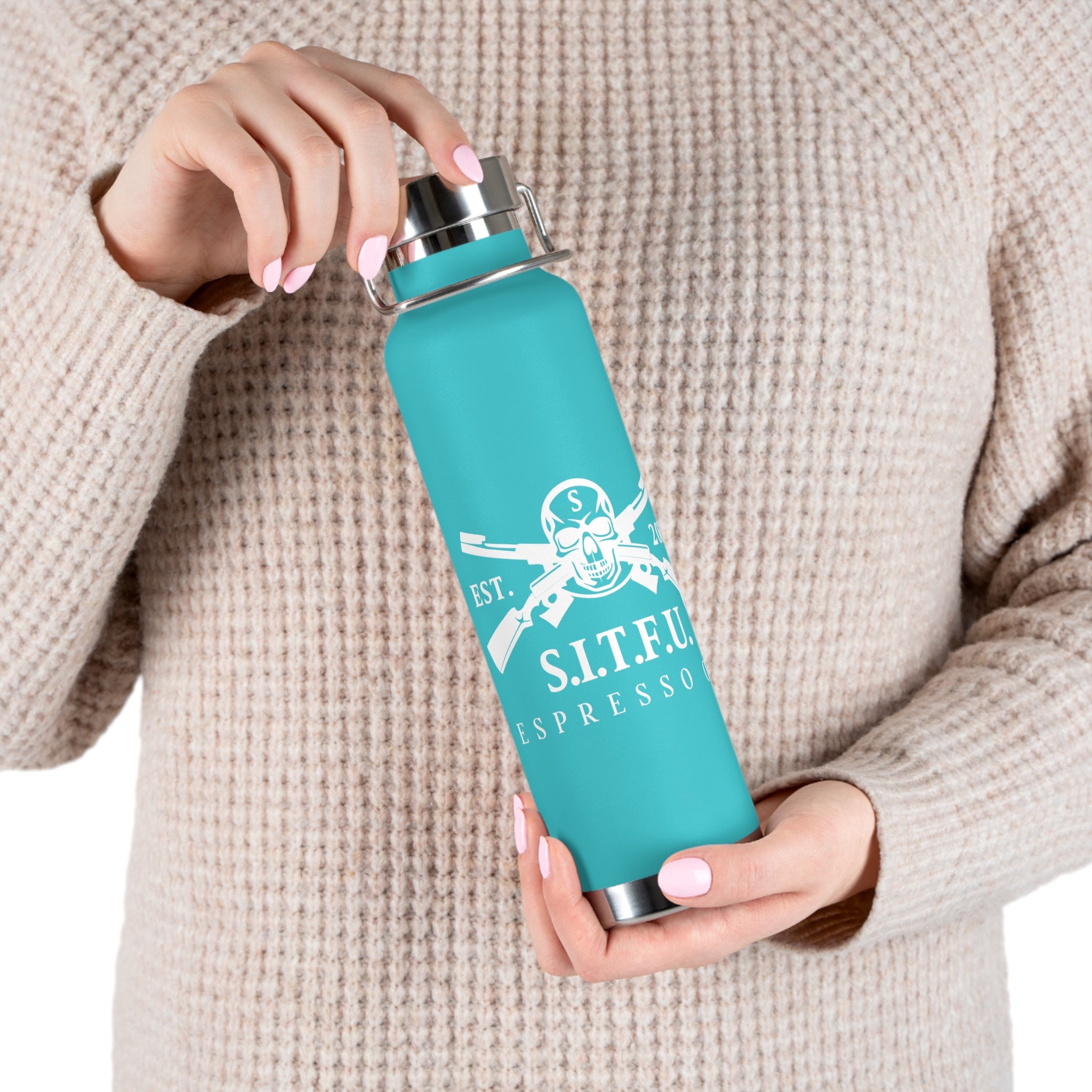 S.I.T.F.U.  Copper Insulated Stainless Steel Hot Thermos