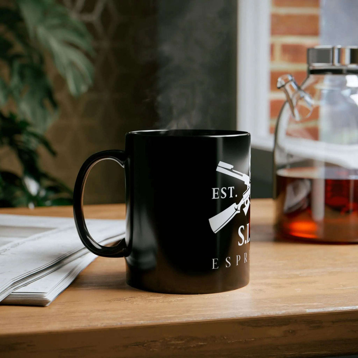 S.I.T.F.U. Espresso Mug - Black Coffee Cup, 11oz, 15oz Mug 11