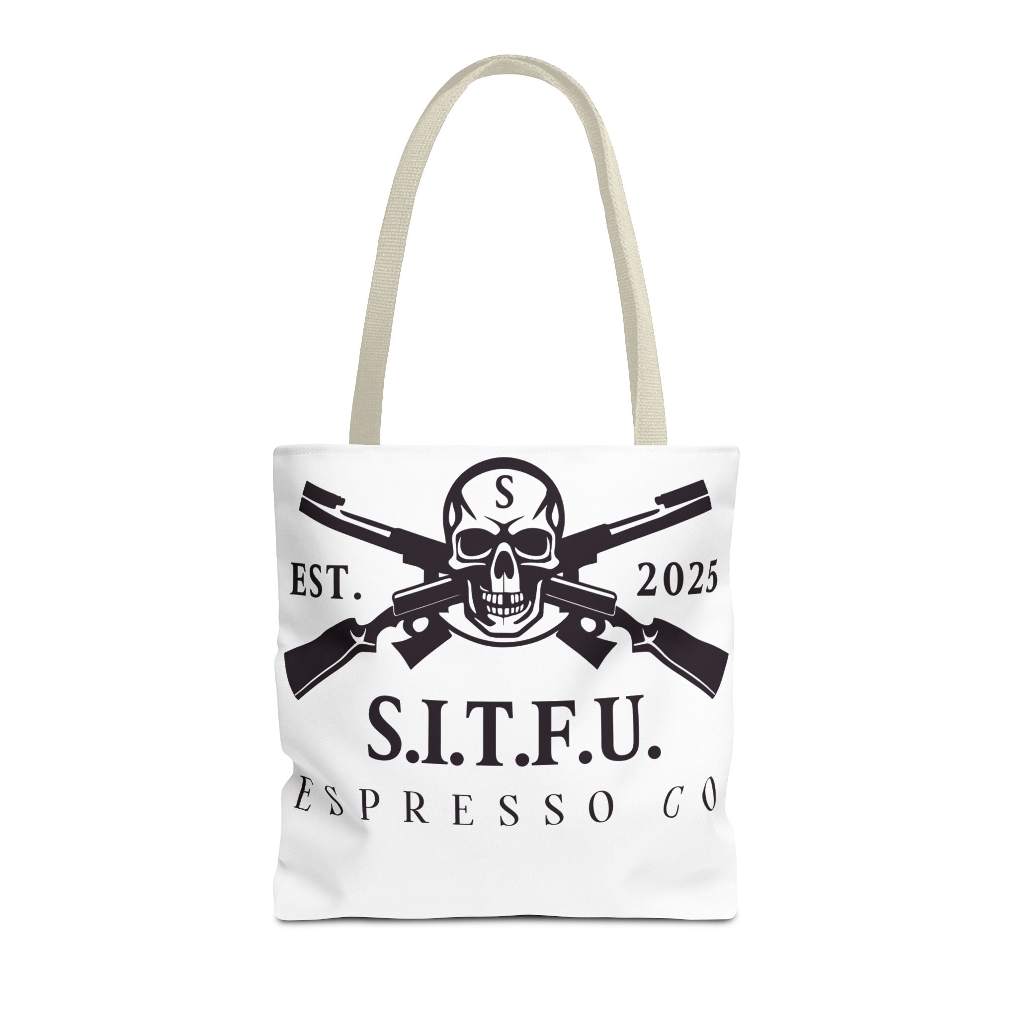 S.I.T.F.U. Espresso Graphic Tote Bag - S.I.T.F.U. Espresso Co