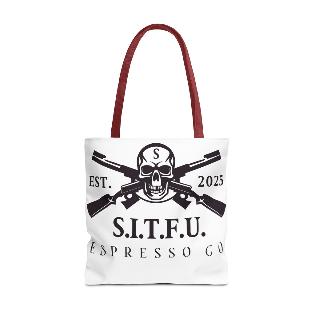 S.I.T.F.U. Espresso Graphic Tote Bag - S.I.T.F.U. Espresso Co