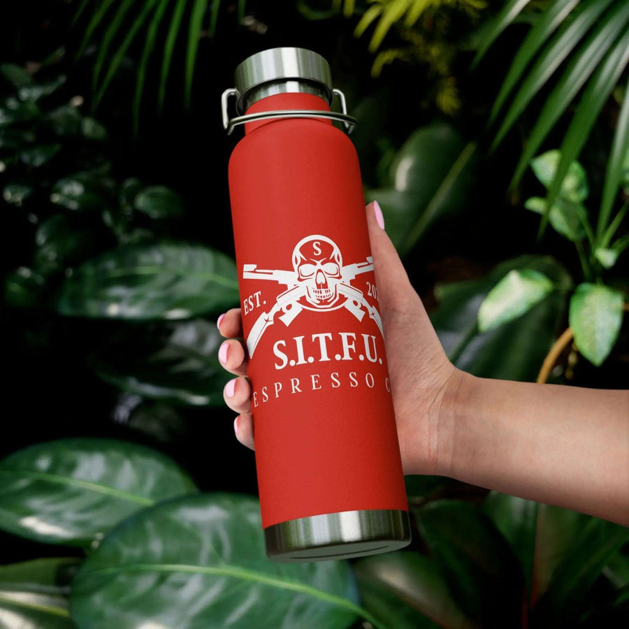 S.I.T.F.U. Copper Insulated Stainless Steel Hot Thermos Mug 42