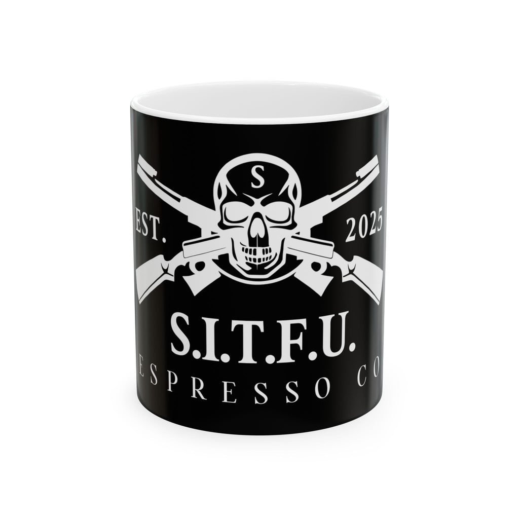 Skull Mug S.I.T.F.U. Espresso - S.I.T.F.U. Espresso Co