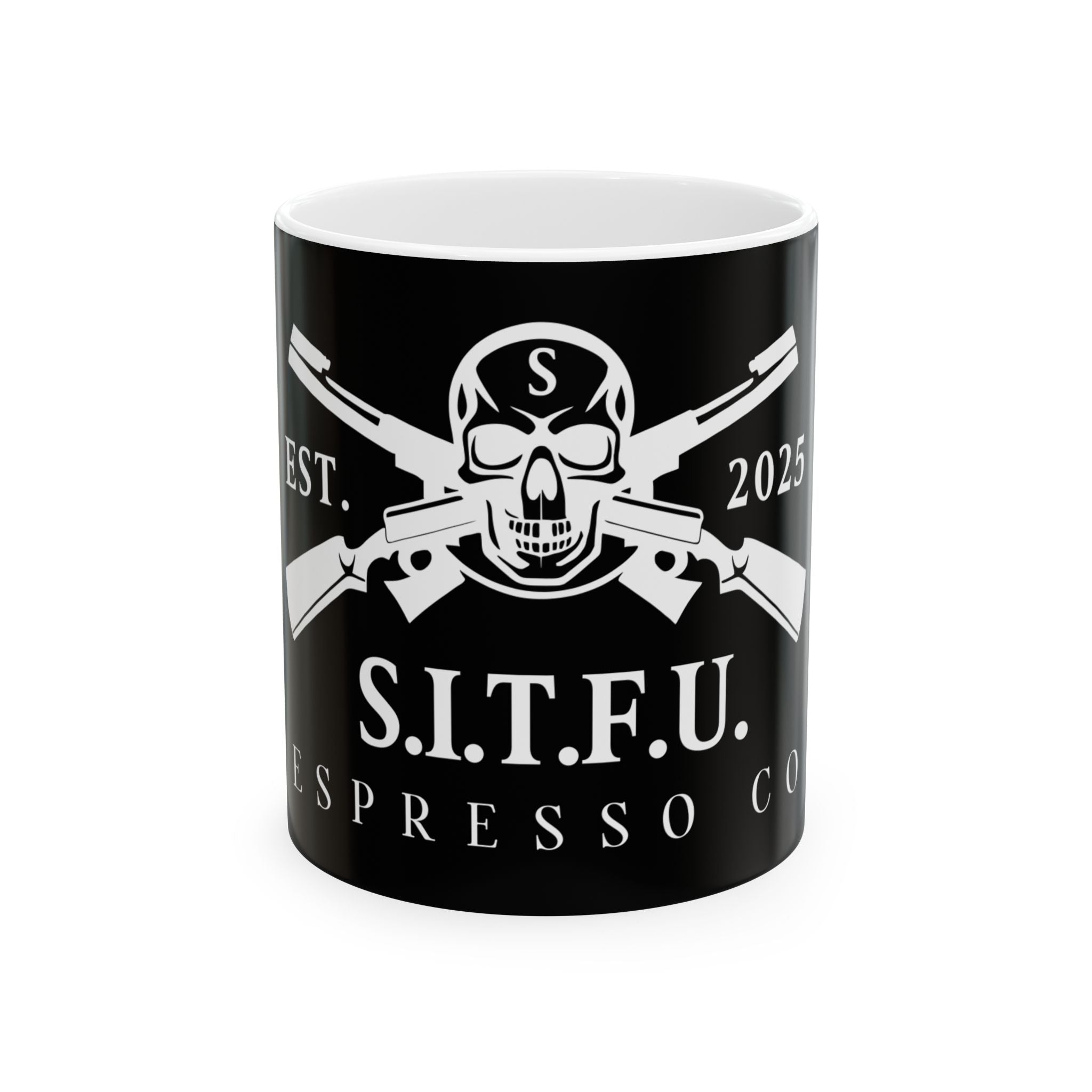 Skull Mug S.I.T.F.U. Espresso - S.I.T.F.U. Espresso Co