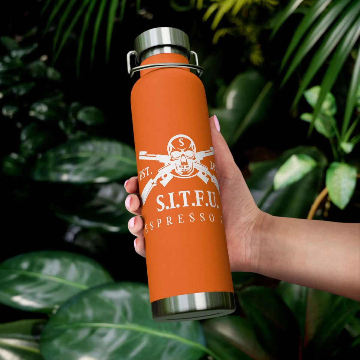 S.I.T.F.U. Copper Insulated Stainless Steel Hot Thermos Mug 42