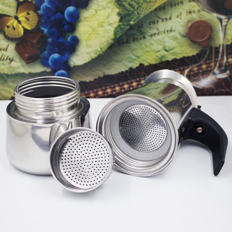 Stainless Steel Espresso Coffee Maker - S.I.T.F.U. Espresso Co