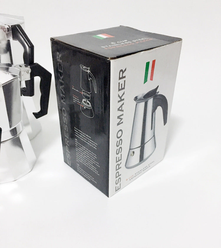 Stainless Steel Espresso Coffee Maker - S.I.T.F.U. Espresso Co