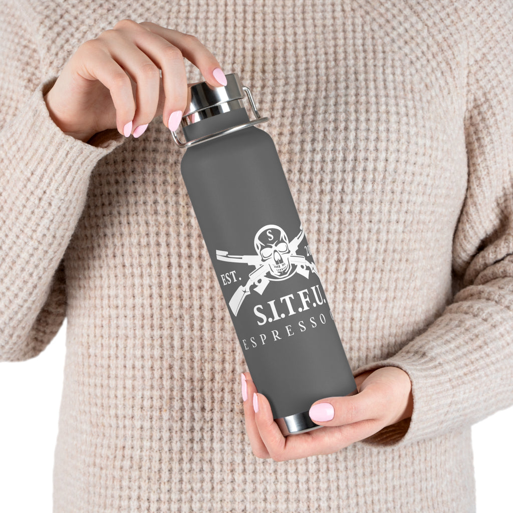 S.I.T.F.U.  Copper Insulated Stainless Steel Hot Thermos - S.I.T.F.U. Espresso Co