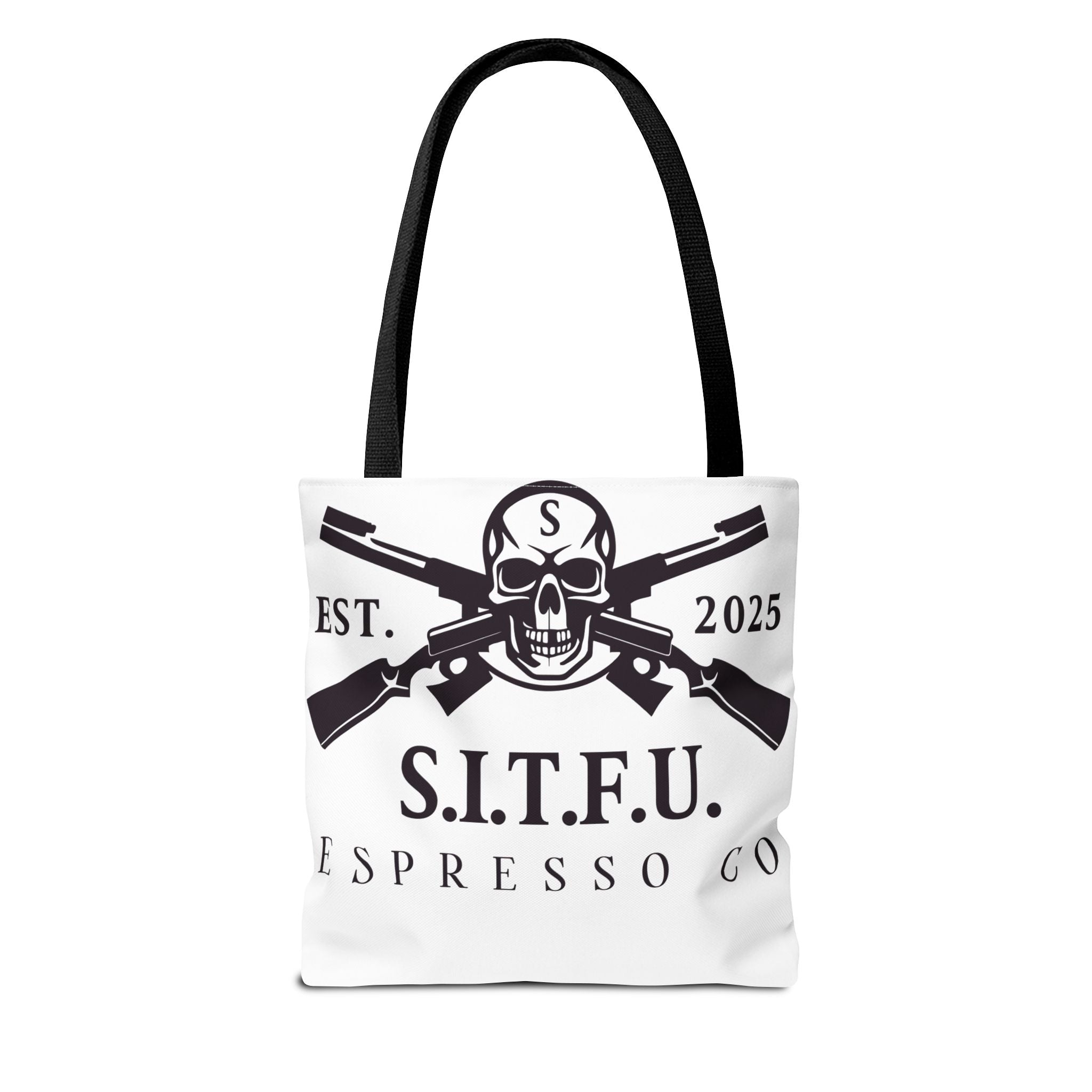 S.I.T.F.U. Espresso Graphic Tote Bag - S.I.T.F.U. Espresso Co