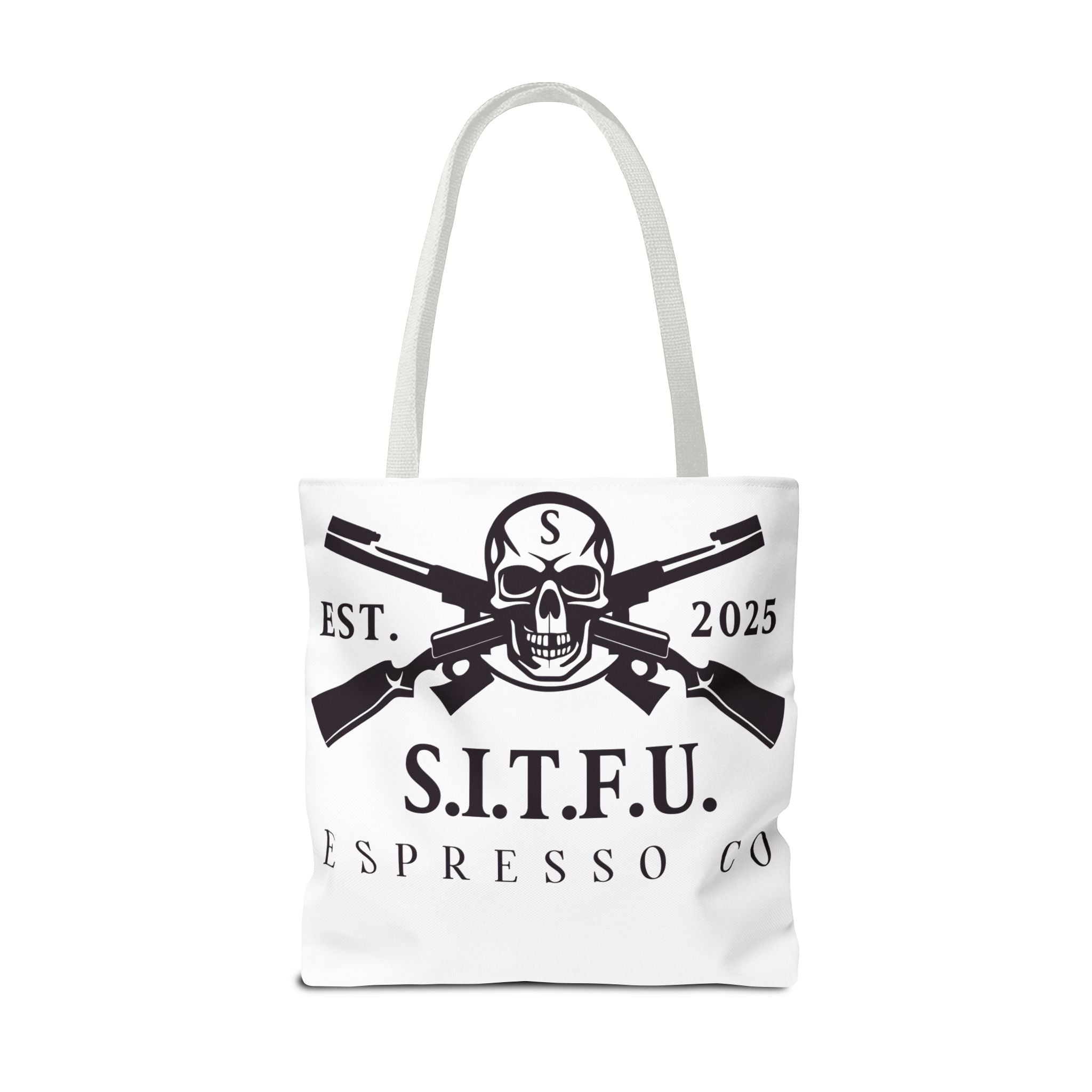 S.I.T.F.U. Espresso Graphic Tote Bag