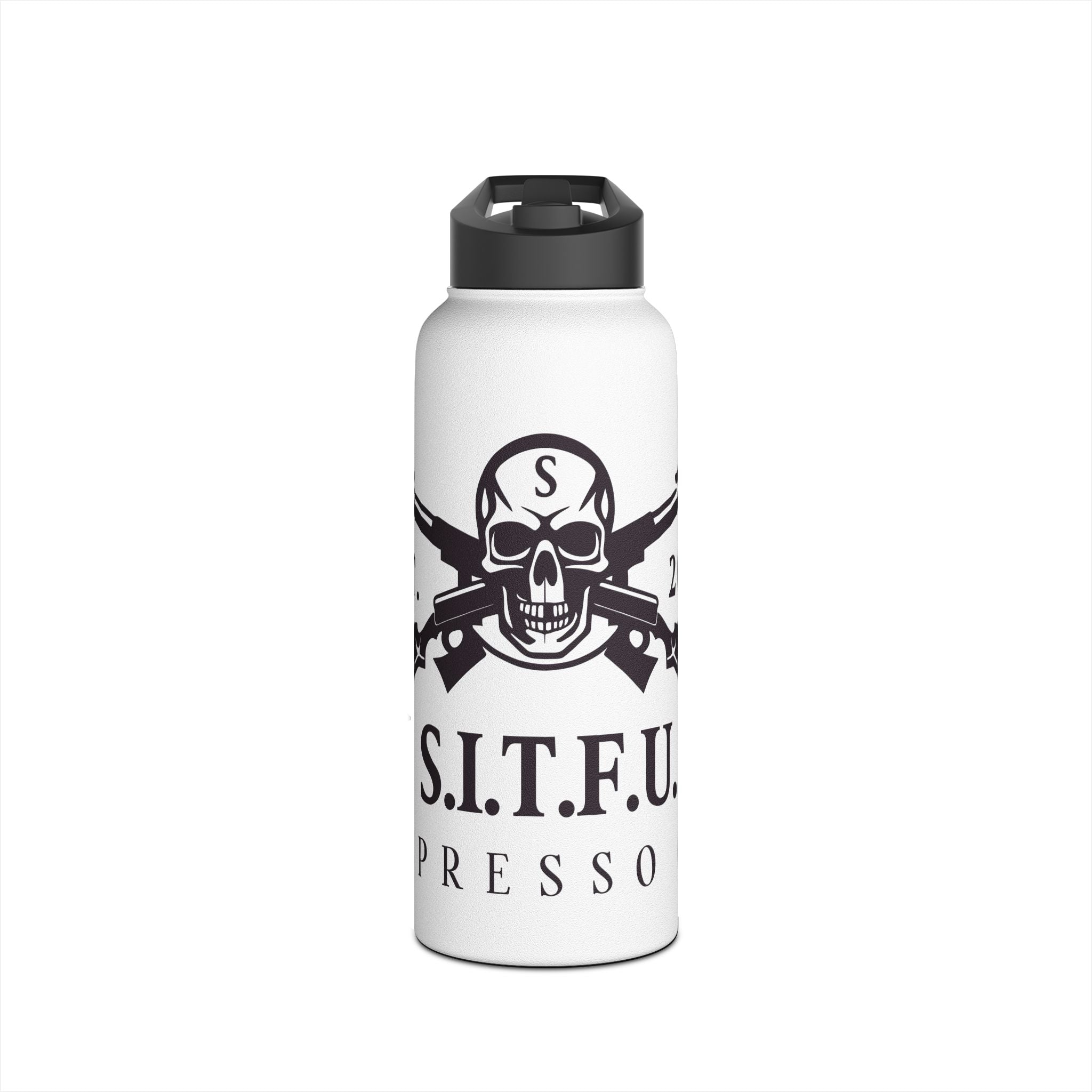 S.I.T.F.U. Stainless Steel Water Bottle - S.I.T.F.U. Espresso Co