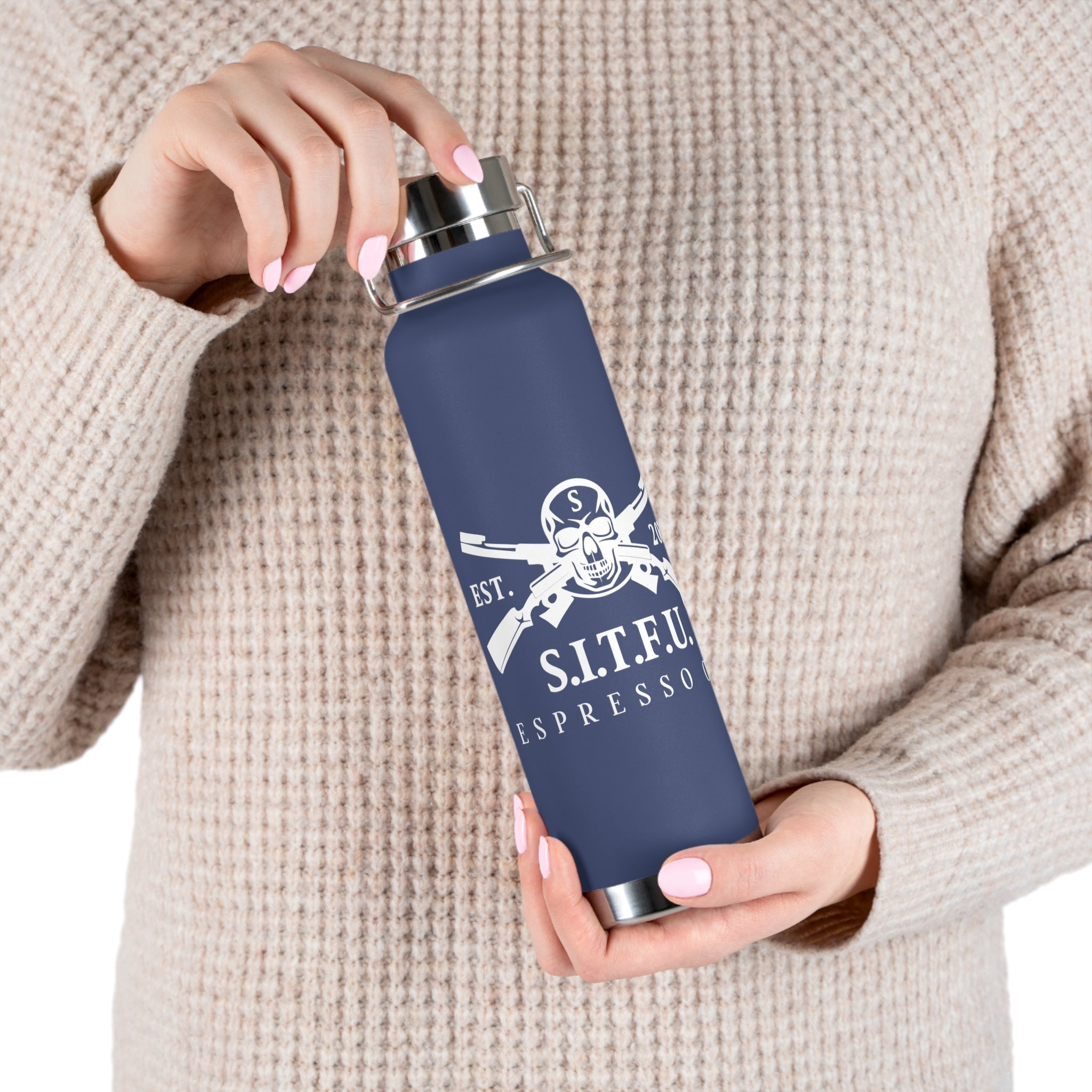S.I.T.F.U.  Copper Insulated Stainless Steel Hot Thermos