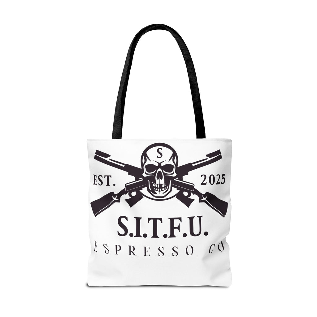 S.I.T.F.U. Espresso Graphic Tote Bag - S.I.T.F.U. Espresso Co
