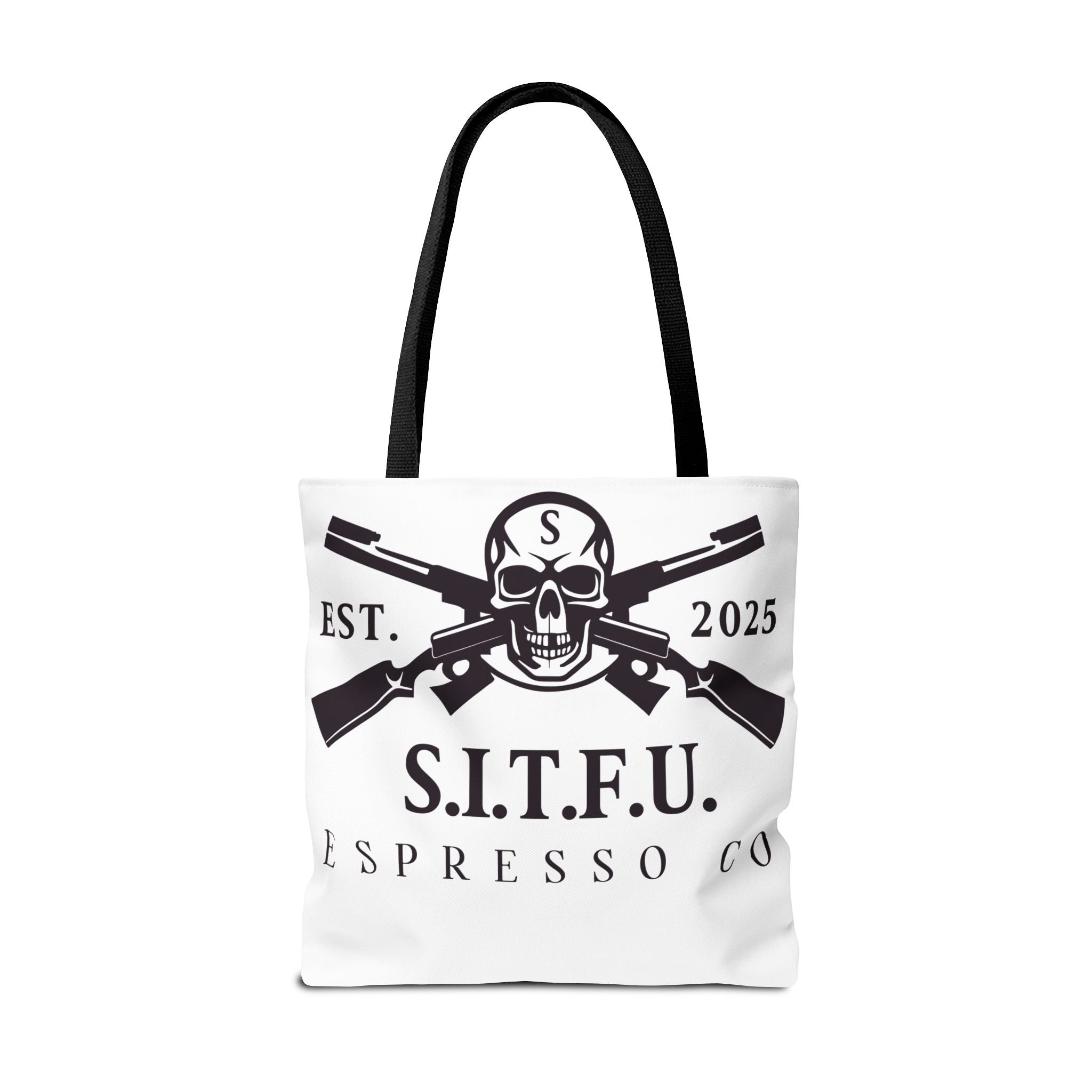 S.I.T.F.U. Espresso Graphic Tote Bag - S.I.T.F.U. Espresso Co