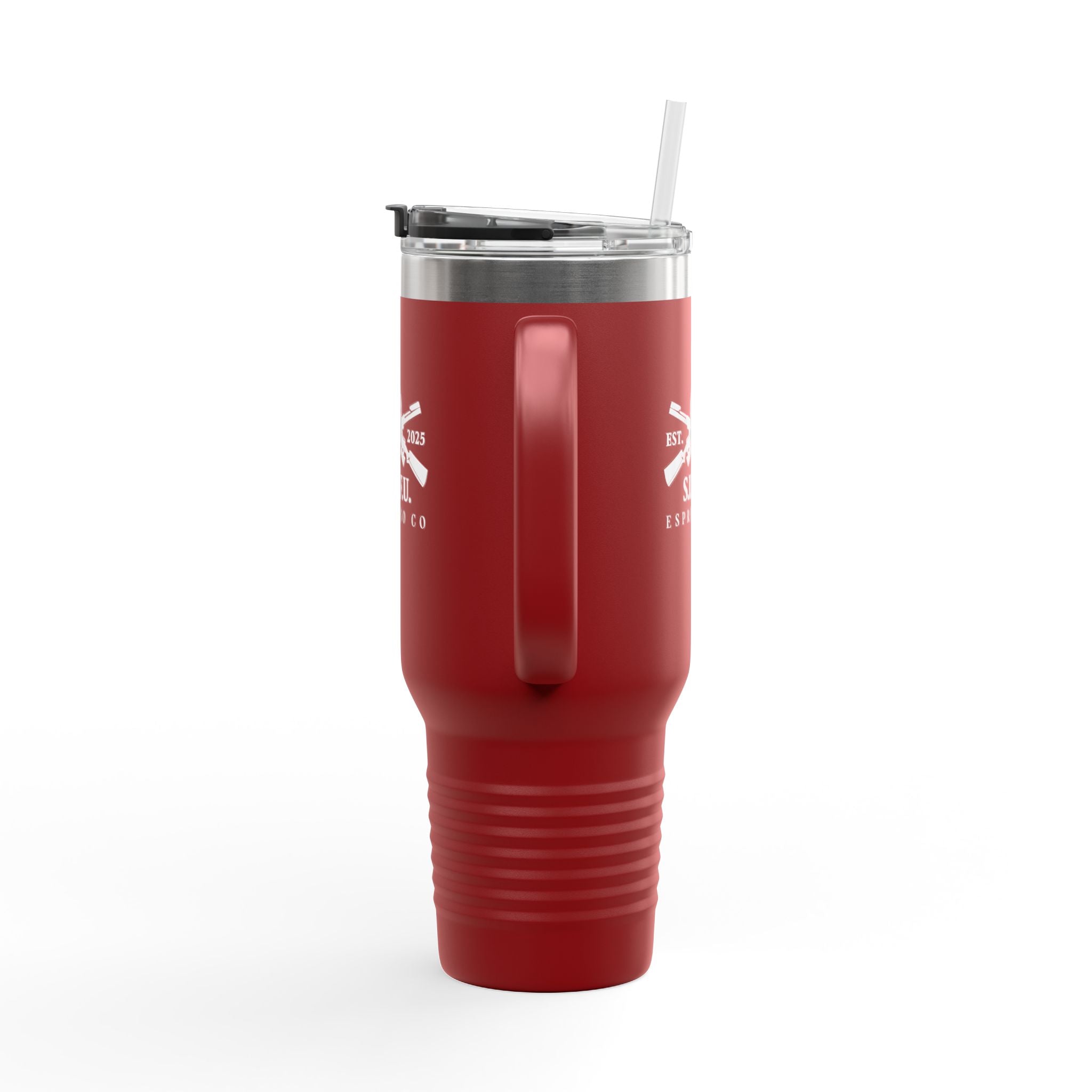 S.I.T.F.U. Red Insulated Travel Mug | 40oz - S.I.T.F.U. Espresso Co