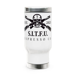 SITFU Espresso Travel Mug | Stainless Steel - Hot/Cold- 14oz Mug Printify