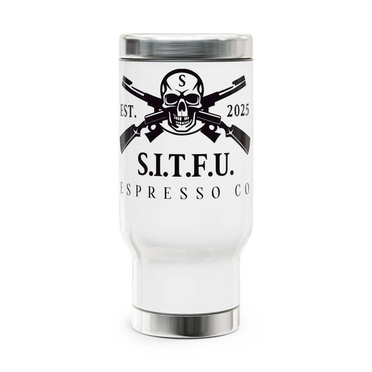 SITFU Espresso Travel Mug | Stainless Steel - Hot/Cold- 14oz Mug Printify