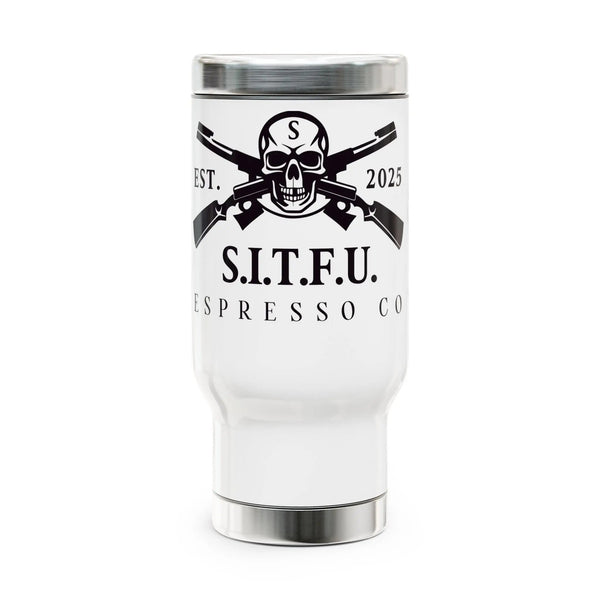 SITFU Espresso Travel Mug | Stainless Steel - Hot/Cold- 14oz Mug Printify