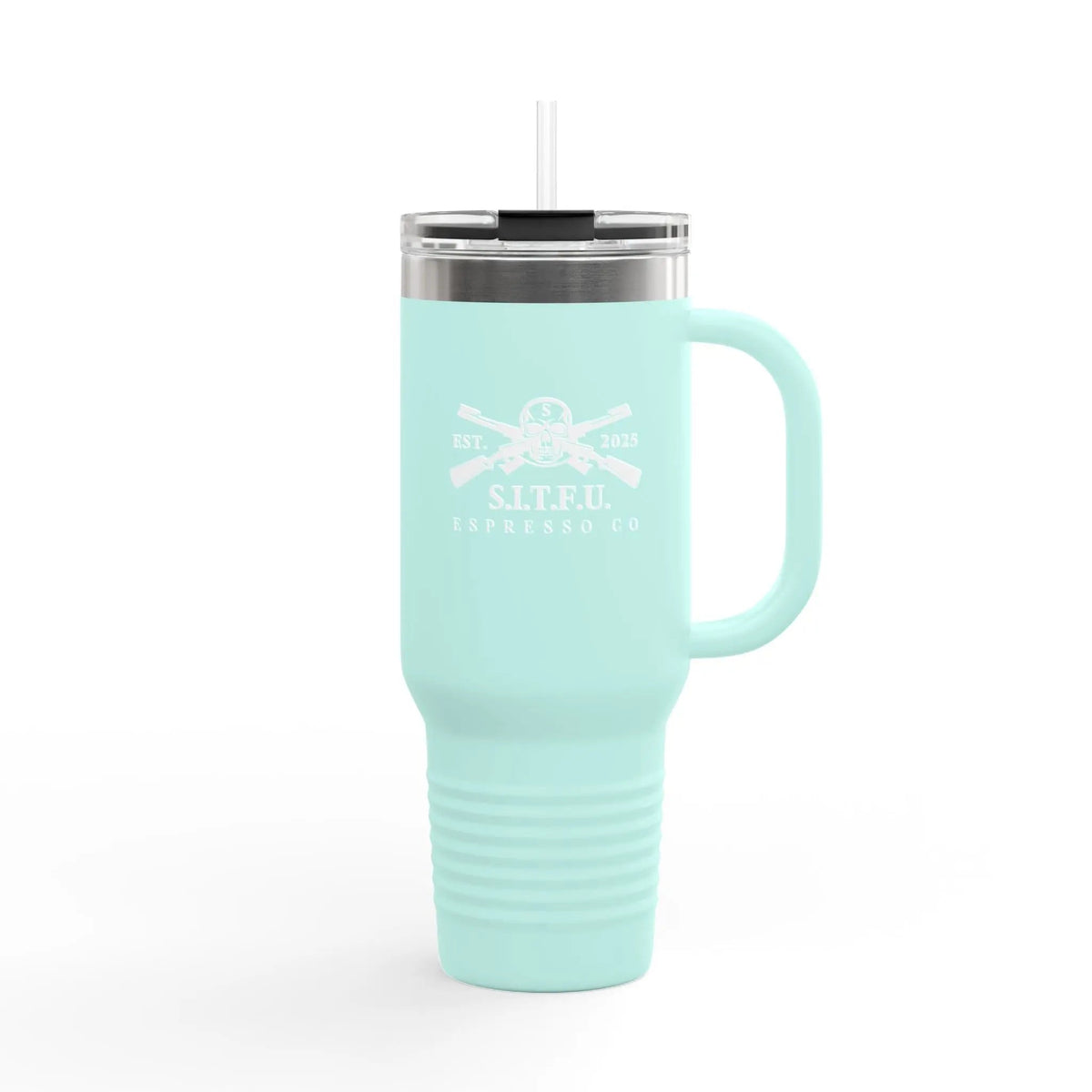 S.I.T.F.U. Red Insulated Travel Mug | 40oz Mug 53