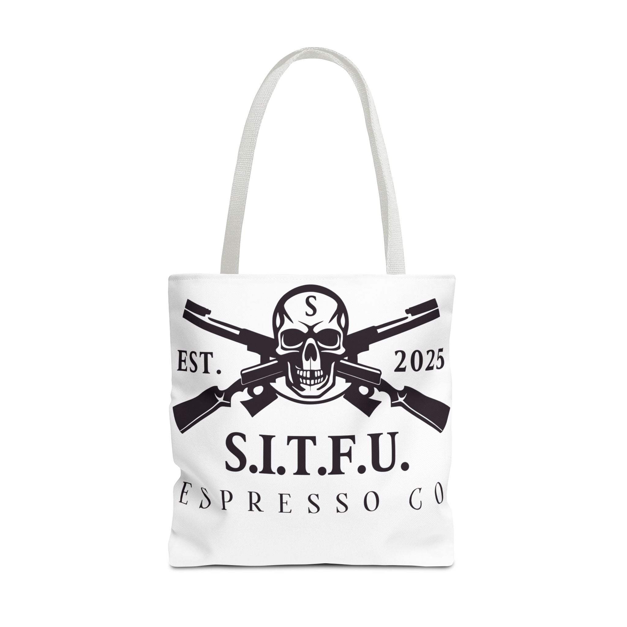 S.I.T.F.U. Espresso Graphic Tote Bag - S.I.T.F.U. Espresso Co