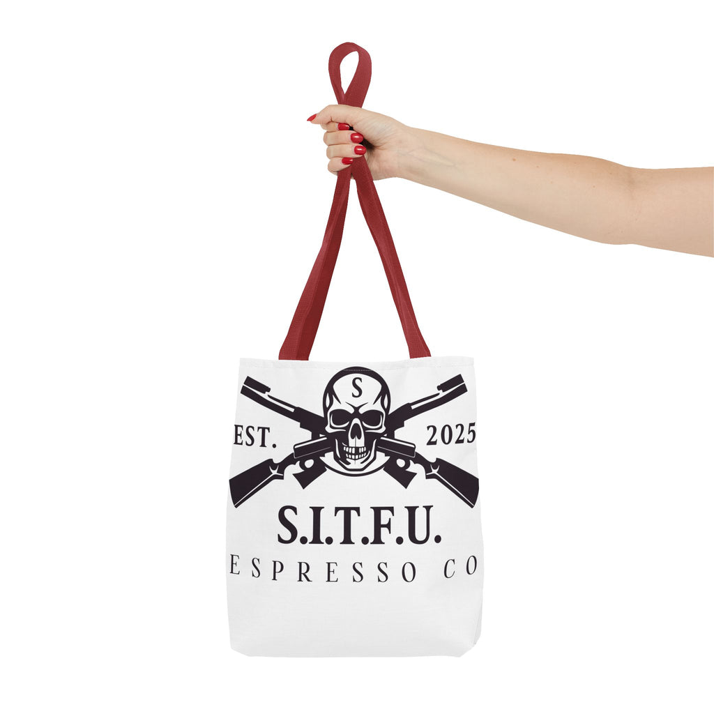 S.I.T.F.U. Espresso Graphic Tote Bag - S.I.T.F.U. Espresso Co