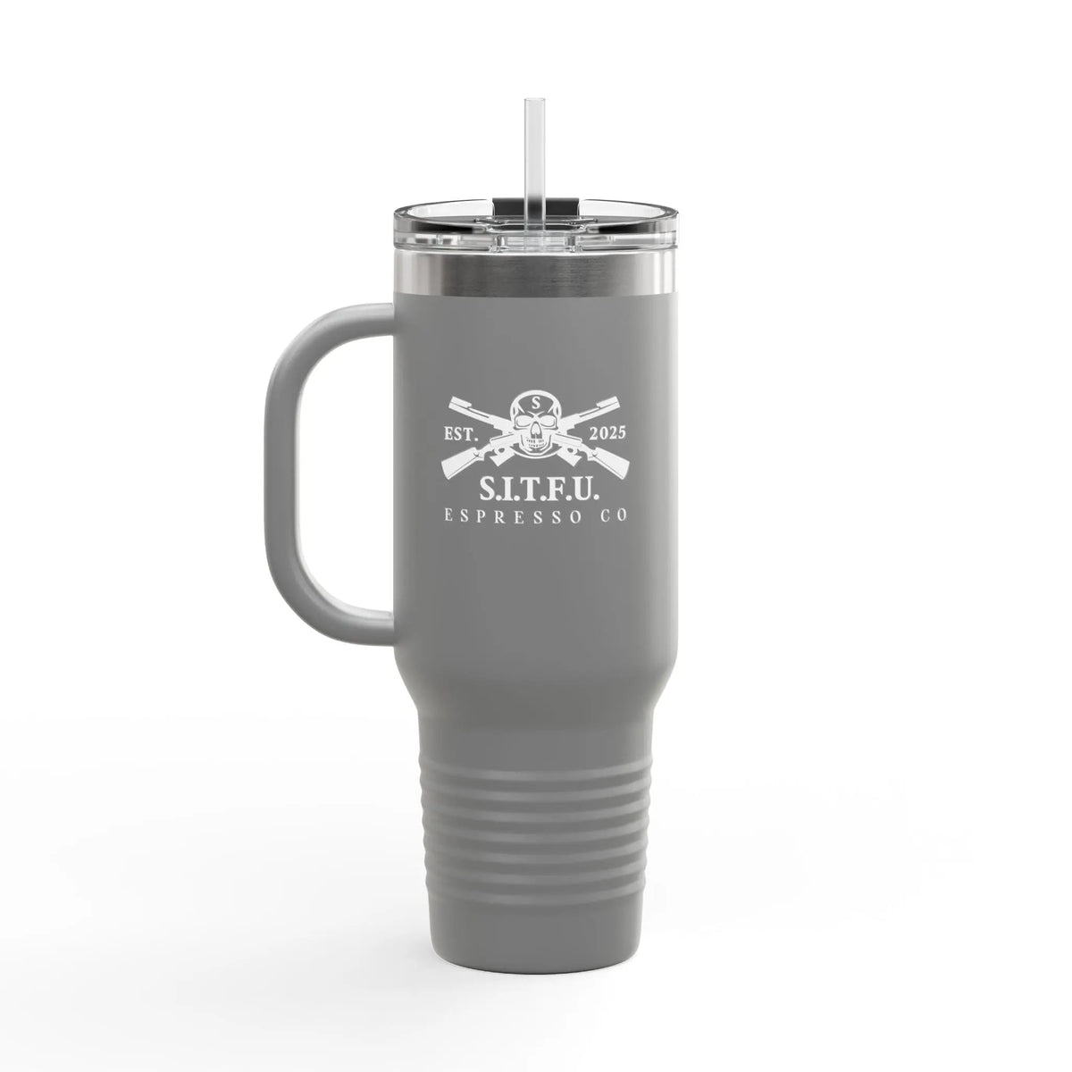 S.I.T.F.U. Red Insulated Travel Mug | 40oz Mug 53