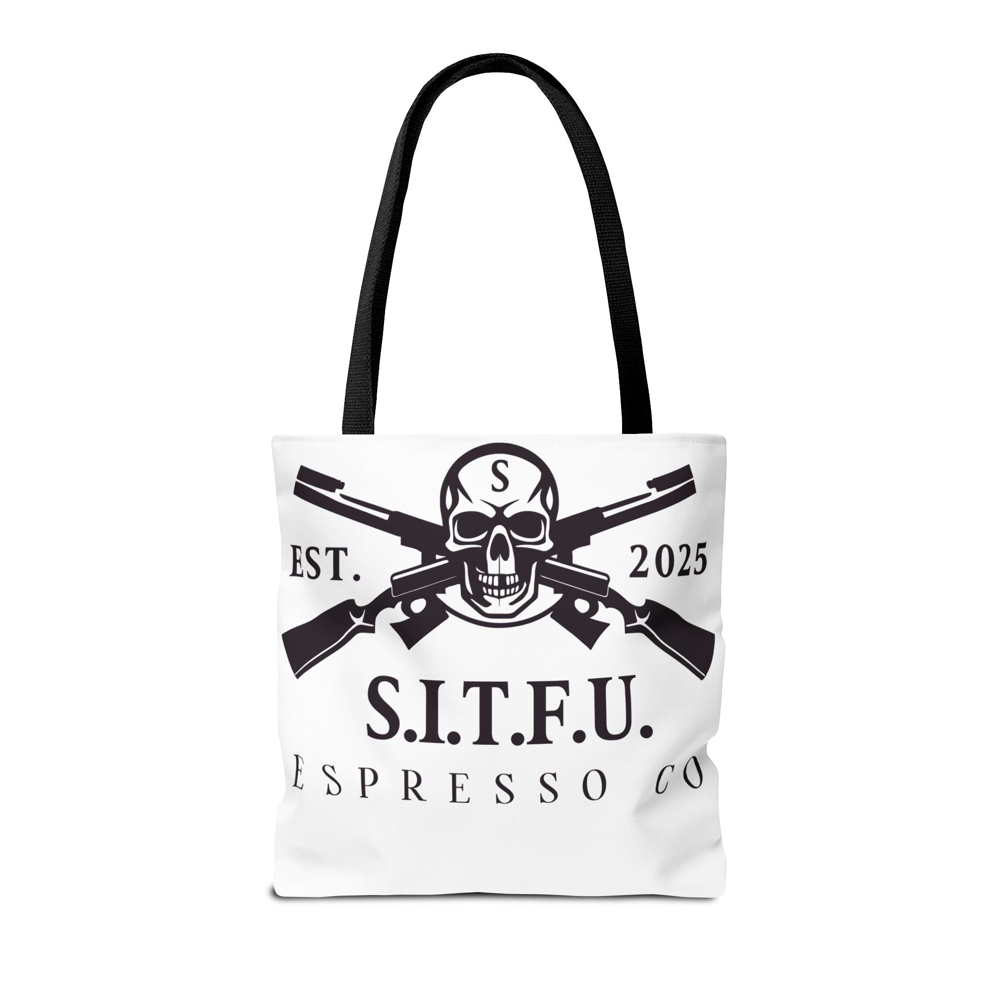 S.I.T.F.U. Espresso Graphic Tote Bag - S.I.T.F.U. Espresso Co
