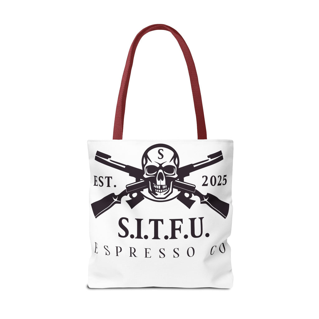 S.I.T.F.U. Espresso Graphic Tote Bag