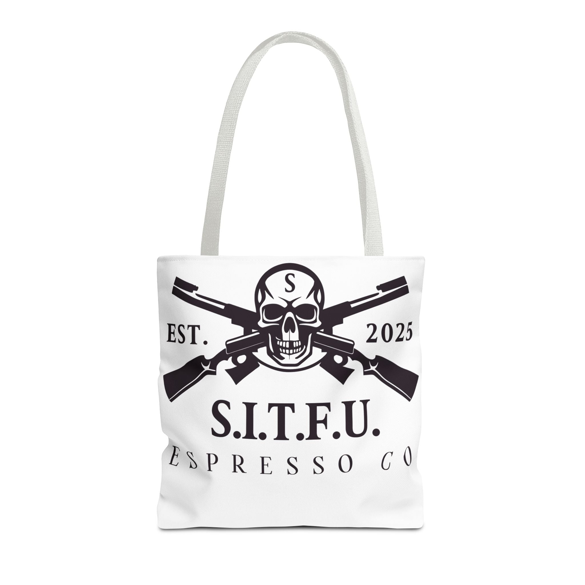 S.I.T.F.U. Espresso Graphic Tote Bag - S.I.T.F.U. Espresso Co