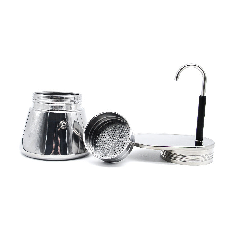 Stainless Steel Espresso Moka Pot - S.I.T.F.U. Espresso Co