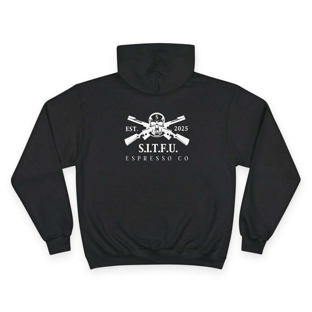 Espresso Lover's Champion Hoodie - S I T F U Hoodie - S.I.T.F.U. Espresso Co