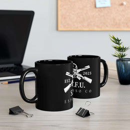 S.I.T.F.U. Espresso Mug - Black Coffee Cup, 11oz, 15oz Mug 11