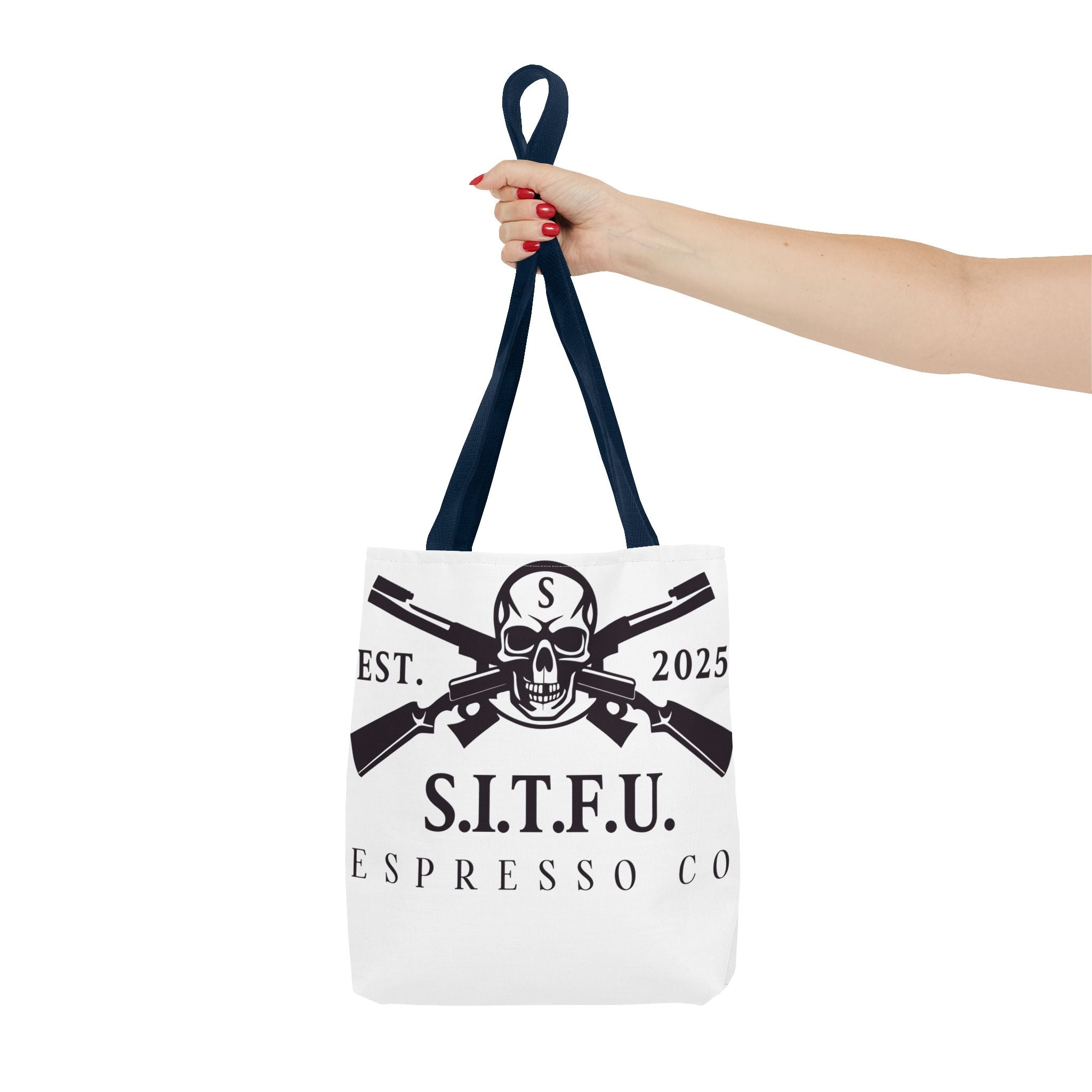 S.I.T.F.U. Espresso Graphic Tote Bag