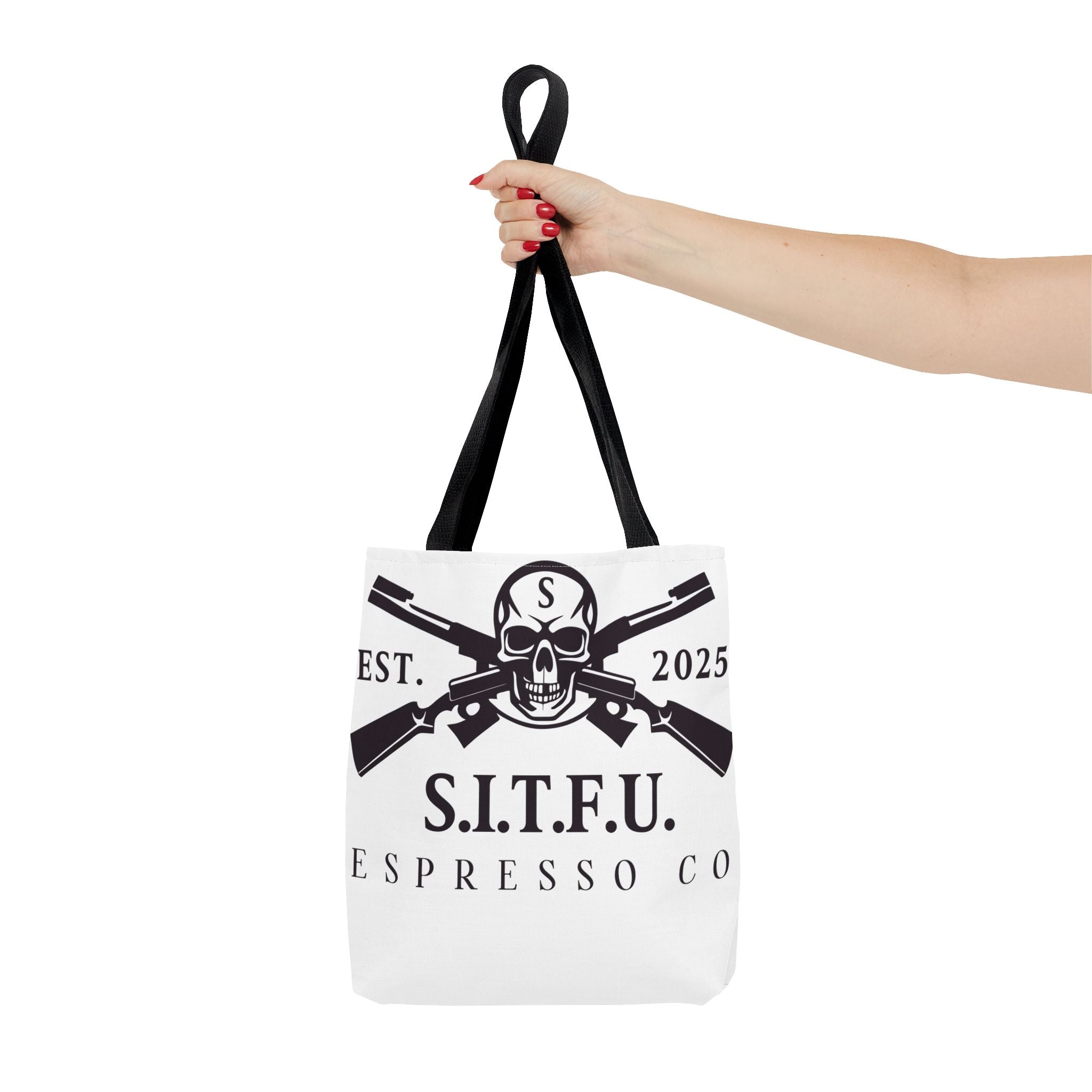 S.I.T.F.U. Espresso Graphic Tote Bag - S.I.T.F.U. Espresso Co