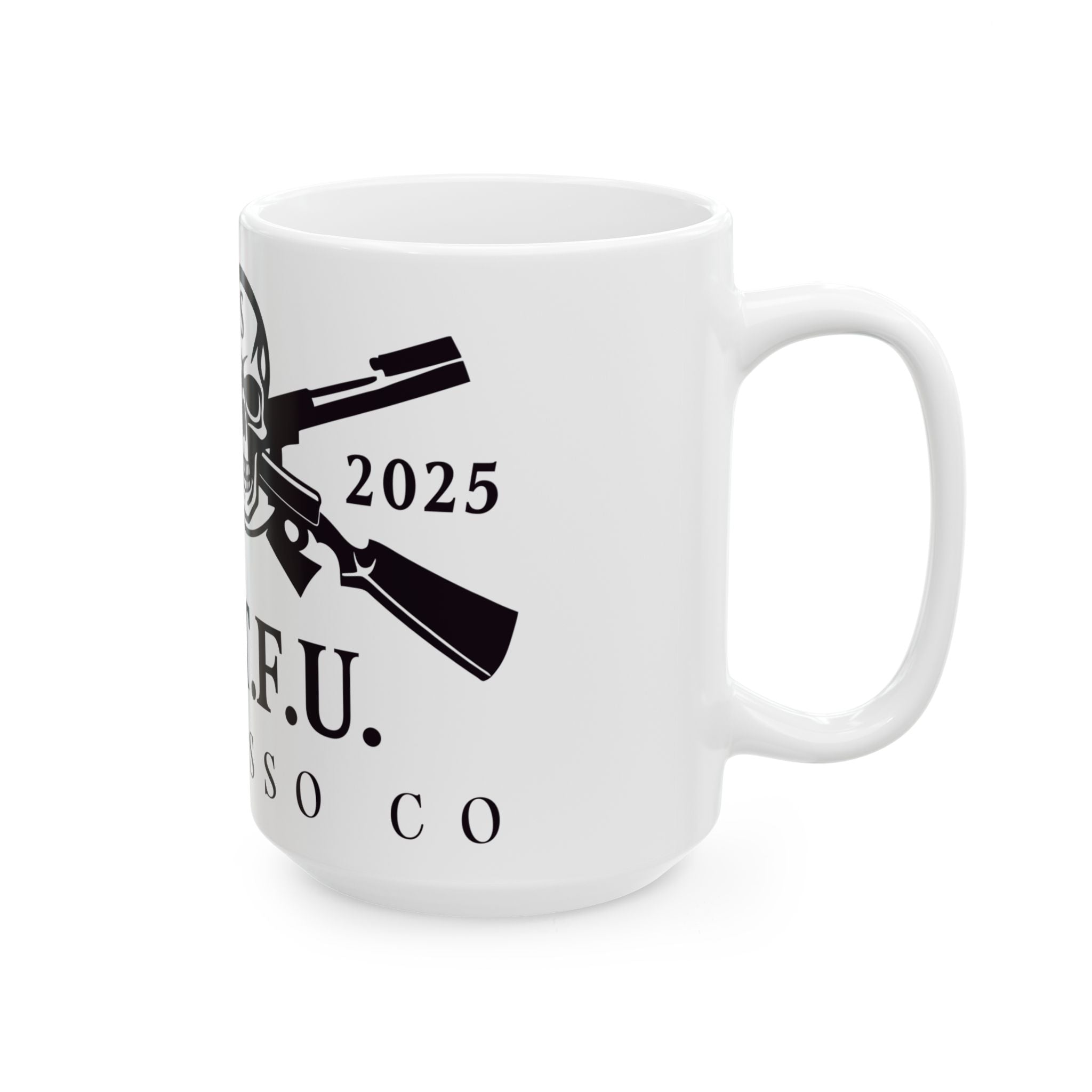 S.I.T.F.U. Skull Mug - S.I.T.F.U. Espresso Co