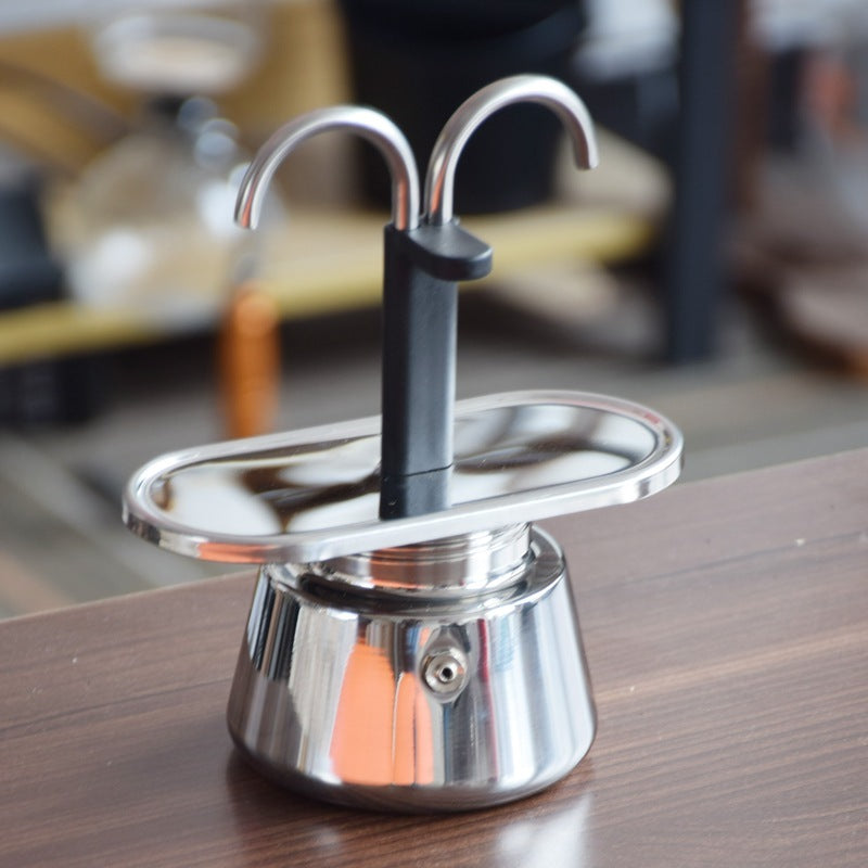 Stainless Steel Espresso Moka Pot - S.I.T.F.U. Espresso Co