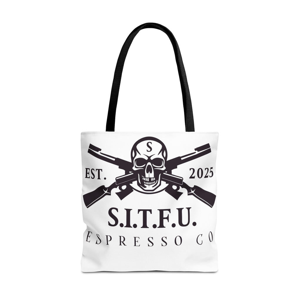 S.I.T.F.U. Espresso Graphic Tote Bag - S.I.T.F.U. Espresso Co